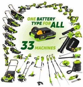 Fieldmann FZP 70505-0  FAST POWER akumulátoros magassági sövényvágó 2O V