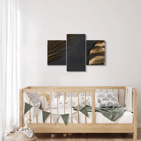 Kép arany levelekkel (90x60 cm)