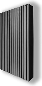 Mennyezeti akusztikai panel falamellás előlappal 100 × 58,5 × 8–13 cm - 100x58,5x13cm csomagolva szálíltással