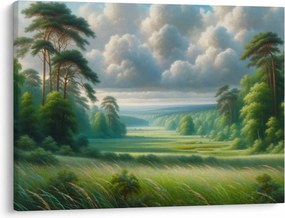 Kép - Zöld táj (70x50 cm)