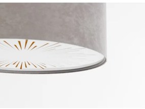 Mennyezeti lámpa RAYS 2xE27/60W/230V átm. 40 cm szürke