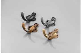 Fogas fém, CORUNA-M, fekete matt