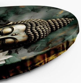 Gario Kerek vászonkép Arany Buddha egy absztrakt háttér Méret: 60 x 60 cm