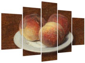 Kép - Henri Fantin-Latour, Three Peaches on a Plate, reprodukciók (150x105 cm)