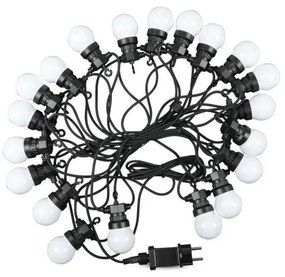 LED kültéri fényfüzér STRING 10m 20xLED/0,5W/24/230V 3000K IP44