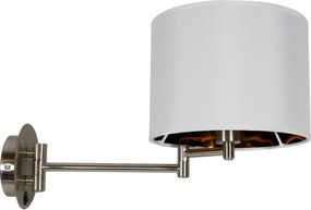 Fali spotlámpa kerek Candellux fehér, ezüst