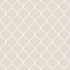 Parato Cristiana Masi Blooming Garden 11 Giara bézs-fehér geometrikus vlies tapéta – 8377