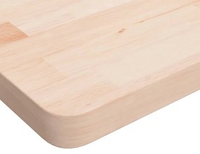 kezeletlen tömör fa fürdőszobai pult 100 x 60 x 4 cm