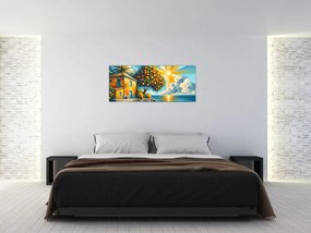 Kép - Ház narancsokkal I. (120x50 cm)