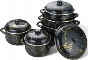 Zománcozott Edénykészlet 10 Db-os Retro Masterpan