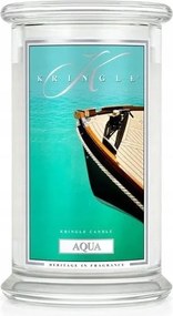 Aqua Kringle Candle nagy gyertya két kanóccal (624g)