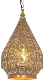 Keleti függőlámpa arany 26 cm - Mowgli