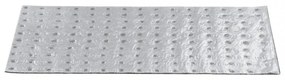 15 db sötétbarna négyszögletes öntapadó lépcsőszőnyeg 60x25 cm