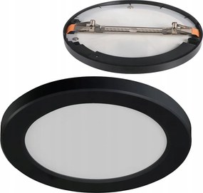 Mennyezeti Led lámpa Falra szerelhető lámpatest Erga 17W Állítható szín Cct Fekete