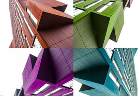 Poszter 86,4x56,8cm Régi adótorony, színes, Assaf Frank