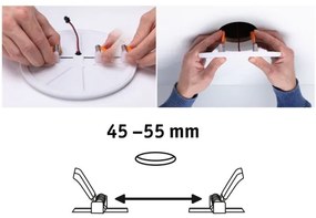 Paulmann 92393 - LED/4,5W IP44 Fürdőszobai beépíthetó lámpa VARIFIT 230V