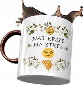 Bordó Bögre Vicces Legjobb Stressz Nyomtatott Fotó