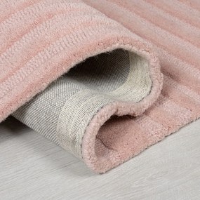 Zen Garden rózsaszín gyapjú szőnyeg, 160 x 230 cm - Flair Rugs