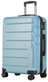 BONTOUR “SPINNER” közepes Duplakerekes Gurulós bőrönd, jégkék