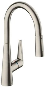 Hansgrohe Talis M51, mosogató csaptelep M5116-H200 kihúzható spray-vel, sBOX, rozsdamentes acél megjelenés, HAN-73851800