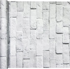Tégla utánzat tapéta világosszürke Mur kő Flizelin