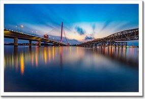Poszterek keretben 60x40 Kilátás a hídra