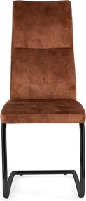 Konyakbarna kárpitozott étkezőszék Thelma – Bizzotto