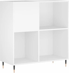 vidaXL fehér szerelt fa hanglemezszekrény 84,5 x 38 x 89 cm