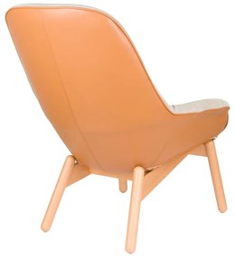 Bézs fotel Duke – White Label