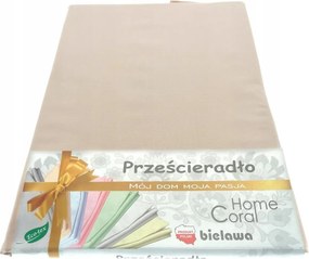 Pamut lepedő gumi nélküli160x200 rubin világos bézs