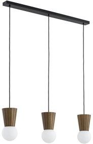 Argon 6358 - VOLANTE fürdőszobai függeszték kábellel 3xG9/6W/230V IP44 barna