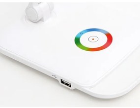 LED RGB Érintős szabályozható asztali lámpa LED/18W/230V + USB