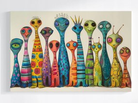 Poszter Vicces Lények Idegenek Ufo Játék Mese 60x40