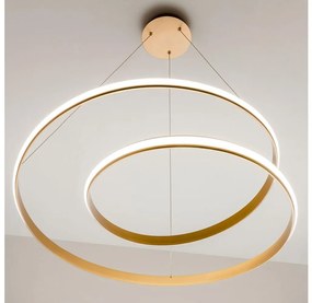 Redo 01-1794 - LED Dimmelhető csillár zsinóron TORSION LED/29W/230V bronz