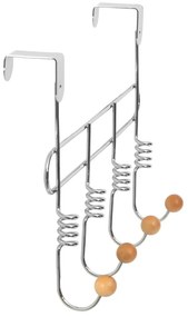Ezüstszínű fém ajtófogas 33 cm Spirale – Compactor