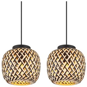 Globo 15766-4H - Csillár zsinóron COLLY 4xE27/15W/230V