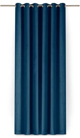 Kék bársony dimout (részleges sötétítő) függöny 265x270 cm Velto – Filumi