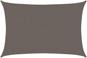 vidaXL antracitszürke HDPE napvitorla 160 g/m² 3,5 x 4,5 m