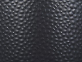 Fekete fém virágtartó 88 cm LEIKA Beliani