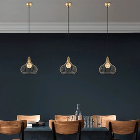 Függőlámpa fém búrával ø 22 cm Teldemia – Opviq lights