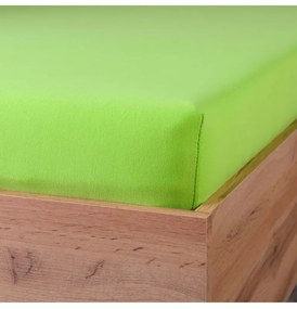 EMI zöld 100% pamutjersey gumis lepedő