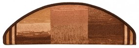 15 db barna öntapadó lépcsőszőnyeg 65 x 21 x 4 cm