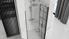 Zuhanyajtó Rea Molier Black  90 + profil