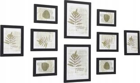 Boba képkeret 10 képpel, fekete