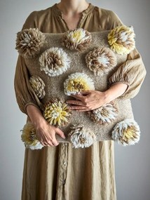 Gyapjúkeverék díszpárna 50x50 cm Somma – Bloomingville