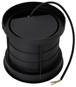 Modern fekete talajszpot 3 lámpás IP65 - Tribus