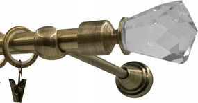 FĂŒggönykarnis fĂ©m fi16 fox Antik Arany 200cm galvanizĂĄlt