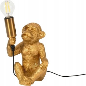 Atta kerámia asztali lámpa arany 14x11,5x20,5 cm Homla