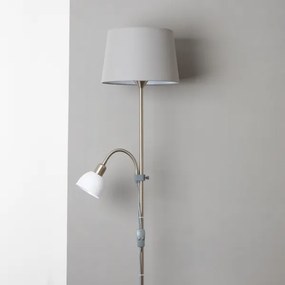 BRILAGI - Állólámpa CERIA 1xE27/100W/230V + 1xE14/25W matt króm/szürke