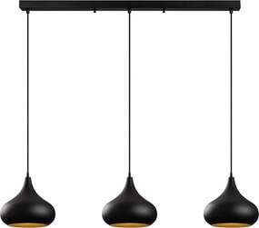 Muba függőlámpa x3, fekete